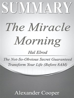 cover image of Summary of the Miracle Morning